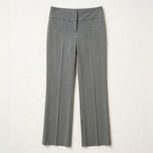 Smart Set Gray Pinstripe Boot-Cut Dress Pants